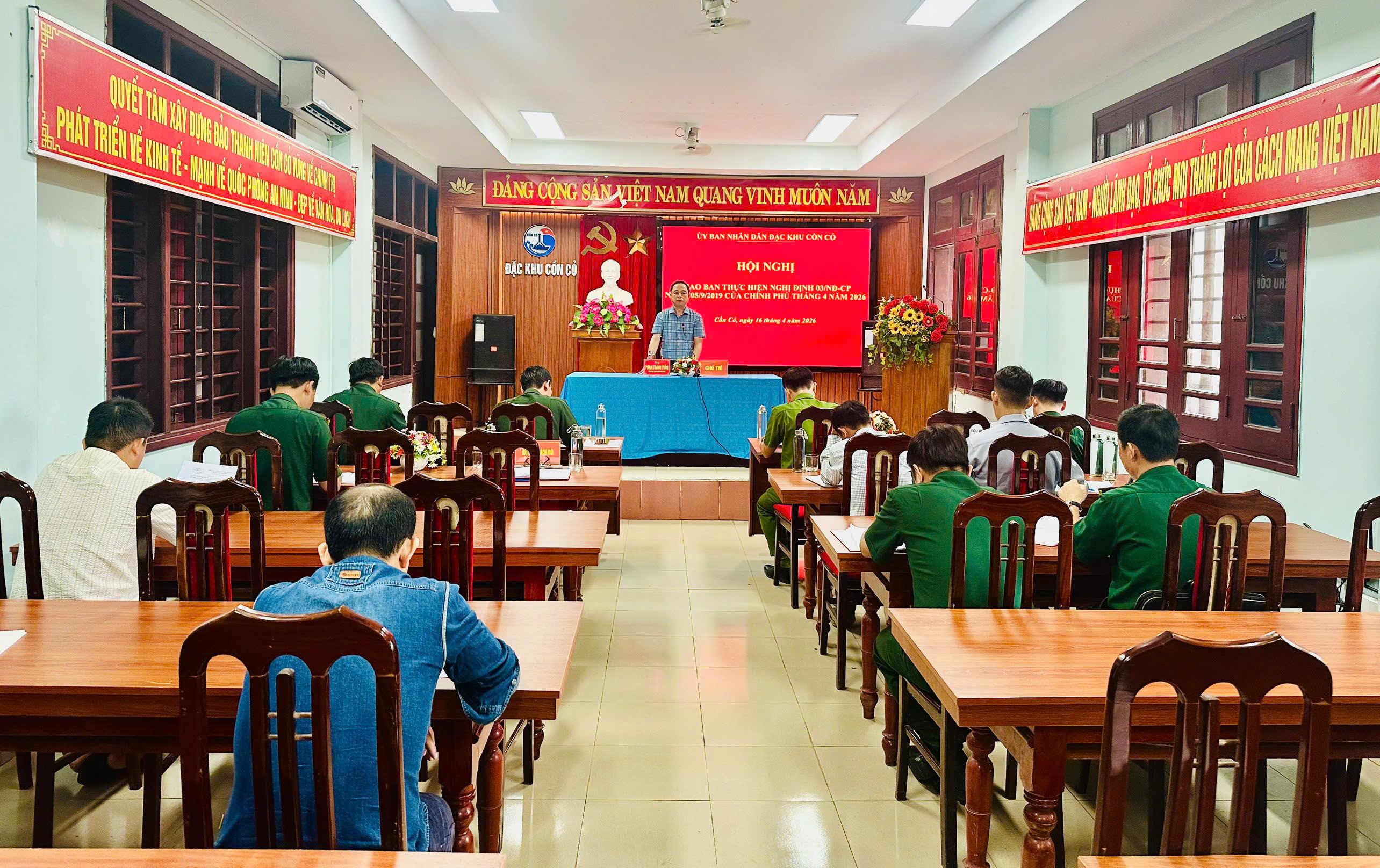 Hội nghị giao ban thực hiện Nghị định 03/2019/NĐ-CP của Chính phủ