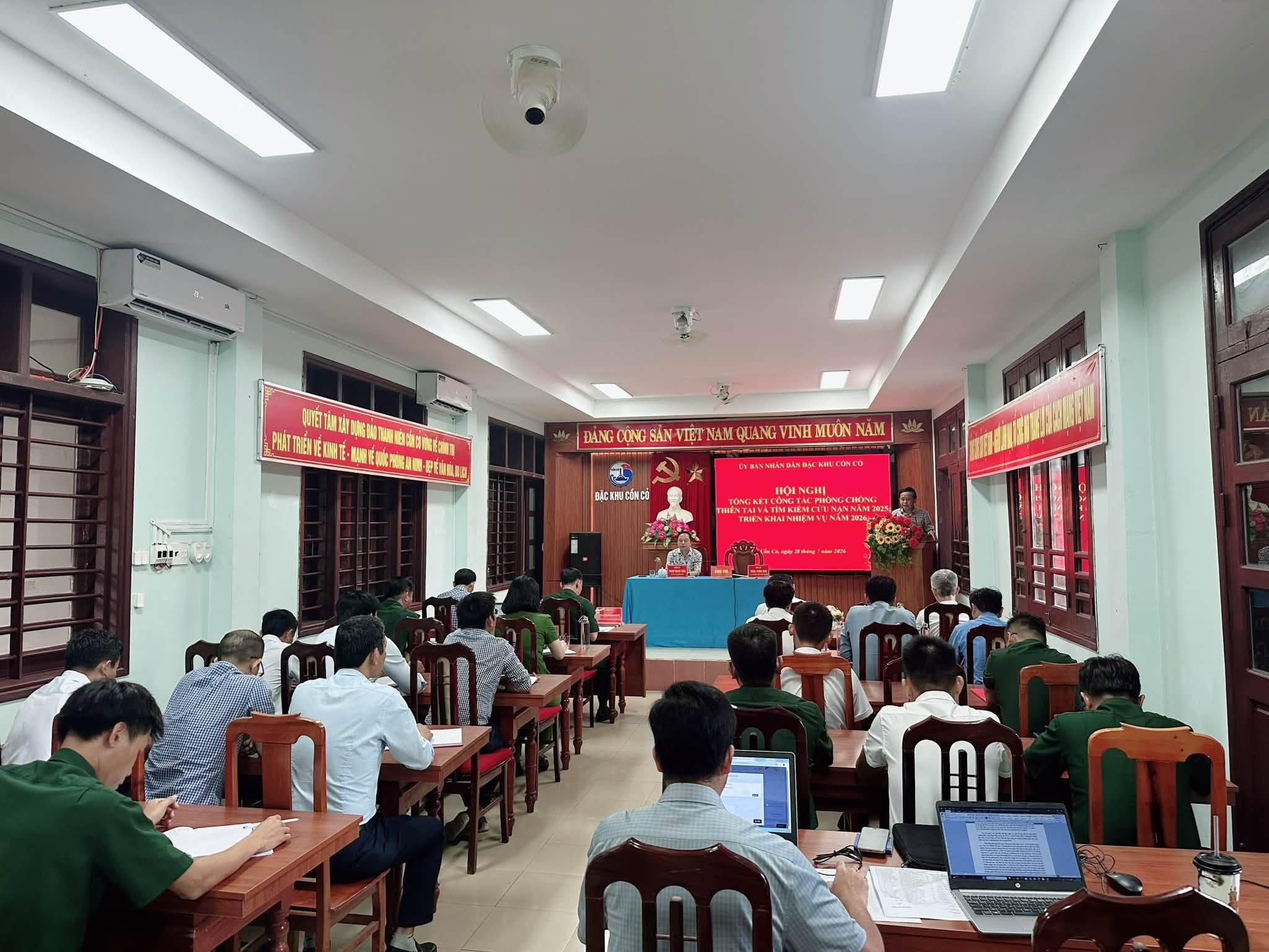 Hội nghị tổng kết công tác phòng chống thiên tai và tìm kiếm cứu nạn năm 2025, triển khai nhiệm...