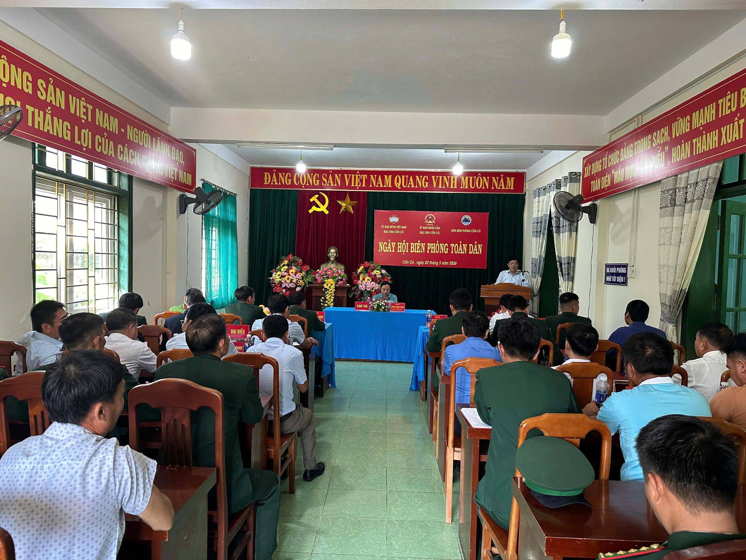 Cồn Cỏ tổ chức Ngày hội Biên phòng toàn dân năm 2026