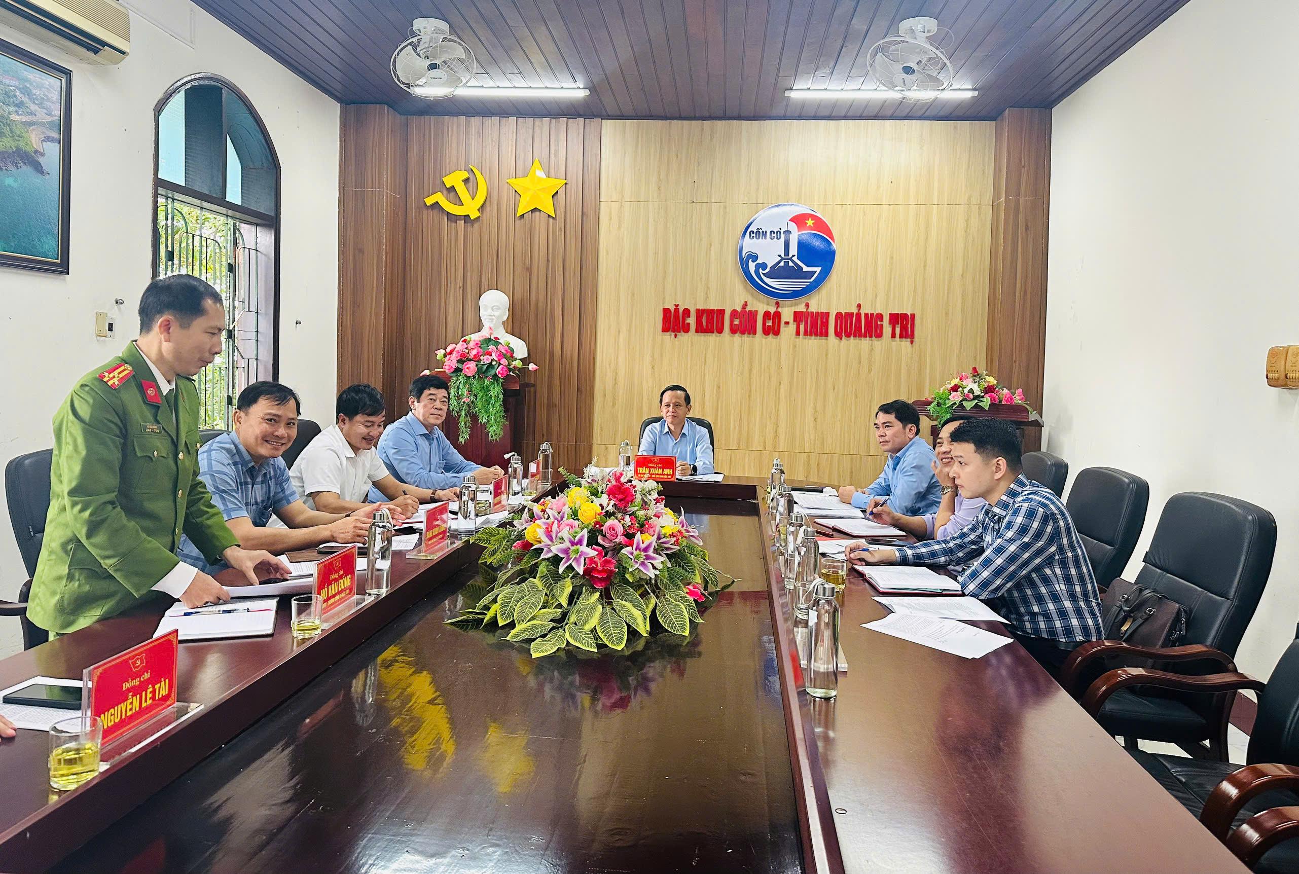 Ban Thường vụ Đảng uỷ đặc khu Cồn Cỏ tổ chức hội nghị kiểm điểm năm 2025