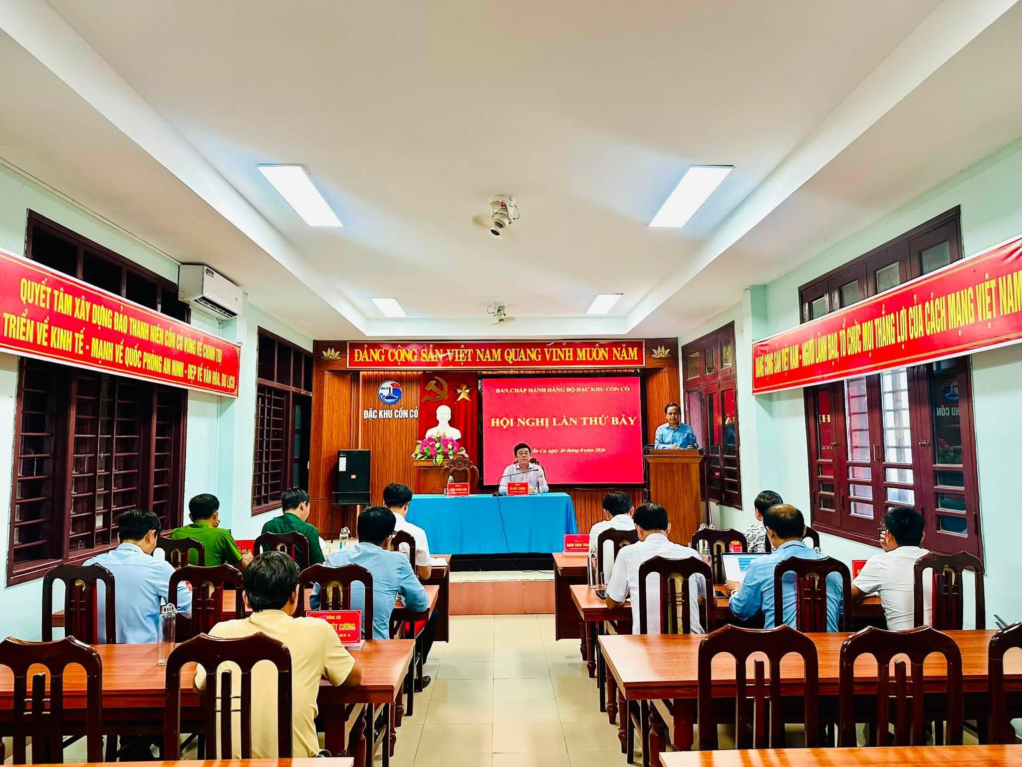 Hội nghị Ban chấp hành Đảng bộ đặc khu lần thứ 7