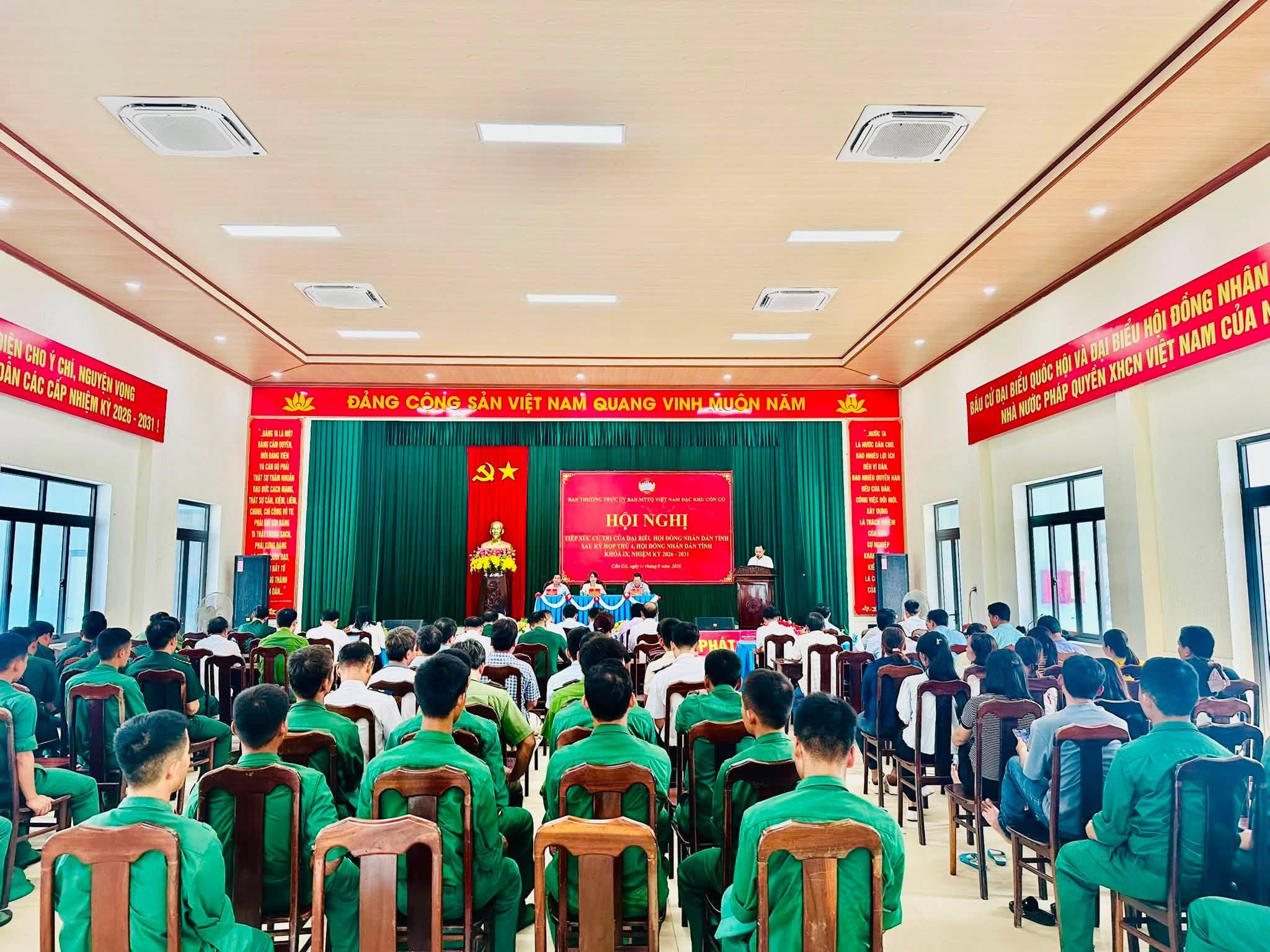 Hội nghị tiếp xúc cư tri của đại biểu HĐND tỉnh sau kỳ họp thứ 4, nhiệm kỳ 2026 – 2031